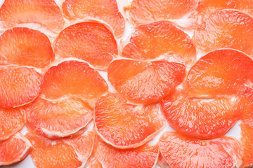 grapefruit slices background