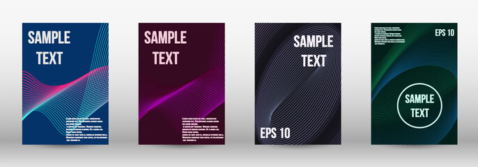 Geometric template with lines 