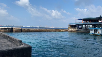 Obraz premium pier in the sea