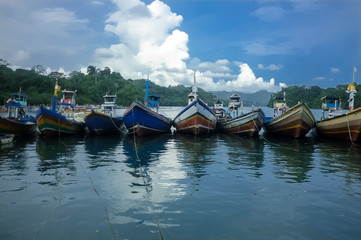 boats on the river