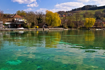 Fototapeta premium house on the lake