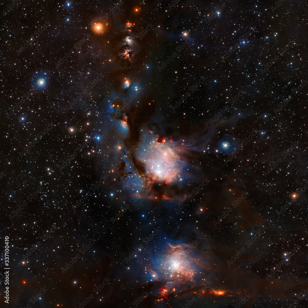 Wall mural stars nebula in space ( elements of this image furnished by nasa)