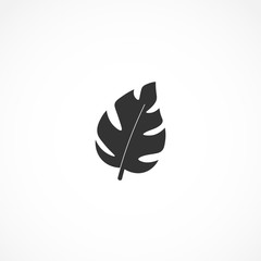 leaf icon. tree leaf isolated vector element