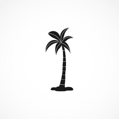 palm icon. isolated vector element