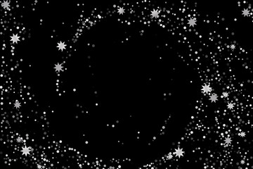 Silver glitter confetti.