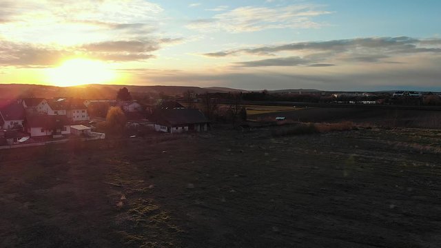 bamberg bavaria germany aerial shot of rural neighbourhood