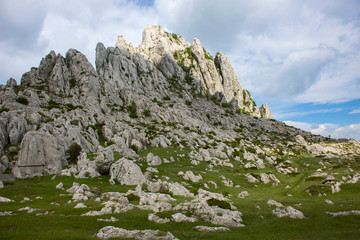 Tulove grede, part of Velebit mountain, landscape