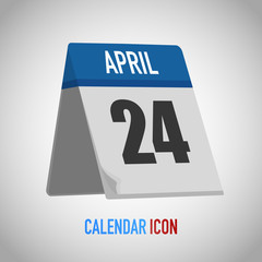 Table calendar. Date, day, month. Vector illustration background for reminder, app, UI, event, holiday, office document, icon and logo. isolated flat object and symbol. from year collection