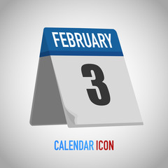 Table calendar. Date, day, month. Vector illustration background for reminder, app, UI, event, holiday, office document, icon and logo. isolated flat object and symbol. from year collection