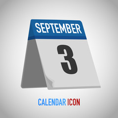 Beautiful table style calendar. Date, day, month. Vector illustration background for reminder, app, UI, event, holiday, office document, icon, logo. isolated flat object and symbol. year collection