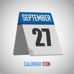 Beautiful table style calendar. Date, day, month. Vector illustration background for reminder, app, UI, event, holiday, office document, icon, logo. isolated flat object and symbol. year collection