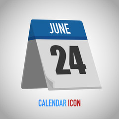 Beautiful table style calendar. Date, day, month. Vector illustration background for reminder, app, UI, event, holiday, office document, icon, logo. isolated flat object and symbol. year collection