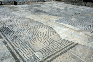 Old Roman bath in Vis, Croatia