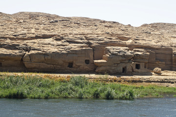 
Small temple at the Nile between Edfu and Kom Ombo