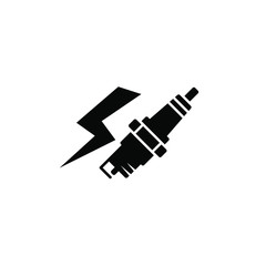 Spark plug icon template