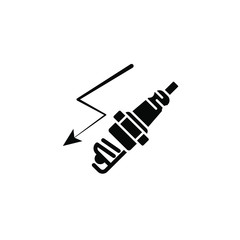 Spark plug icon template