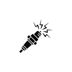 Spark plug icon template