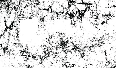 Scratched Grunge Urban Background Texture Vector. Dust Overlay Distress Grainy Grungy Effect. Distressed Backdrop Vector Illustration. Isolated Black on White Background. EPS 10.