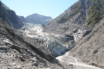 Fox glacier en Nouvelle Zélande