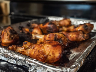Baked Barbecue Chicken Legs 