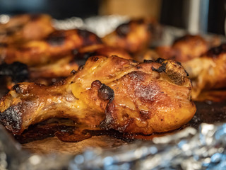 Baked Barbecue Chicken Legs 