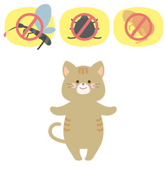 ネコと蚊・ノミ・ダニ