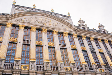 Fototapeta premium The main square of Brussels, Belgium, UNESCO World Heritage Site