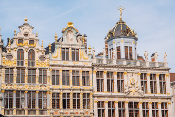 Obraz premium The main square of Brussels, Belgium, UNESCO World Heritage Site