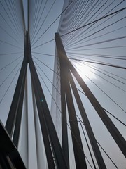 Fototapeta premium bridge over the Ocean creek 