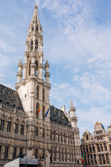 Fototapeta na wymiar On the Grand Place in Brussels, Belgium
