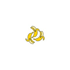 Fototapeta na wymiar banana icons logos