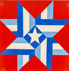 Interwoven Star Staples Veteran Park MN close up