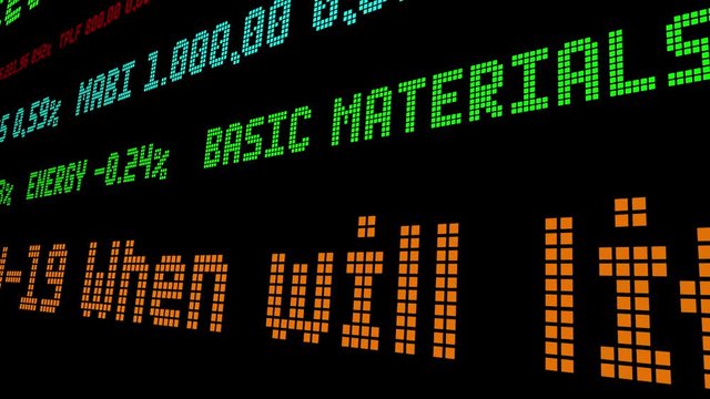 Covid19 When will life return to normal stock ticker
