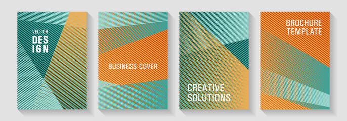 Geometric shapes line texture templates.