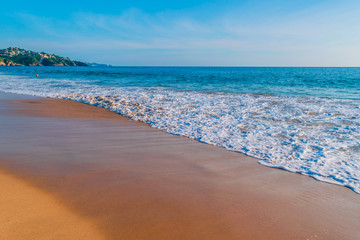 Sunny day in Acapulco's beach