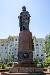 Monument of Nizami Ganjevi in Baku