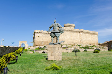 Ancient castle on the outskirts of Baku