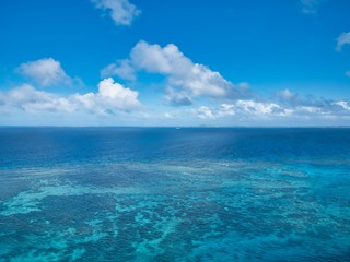 Beautiful seascape of miyako island Okinawa Japan