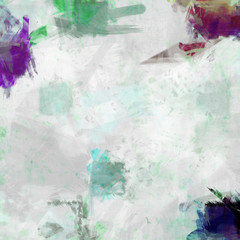 Fototapeta premium Modern art. Colorful contemporary artwork. Color strokes of paint. Brushstrokes on abstract background. Brush painting.
