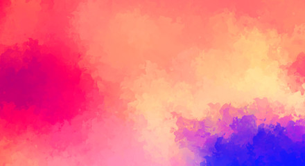 Obraz premium Brushed Painted Abstract Background. Brush stroked painting. Artistic vibrant and colorful wallpaper.