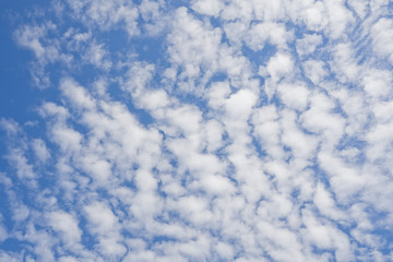 Fototapeta na wymiar blue sky with clouds background, summer time, beautiful sky 