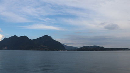 Italie - Piémont - Verbania - Panorama sur le Lac Majeur