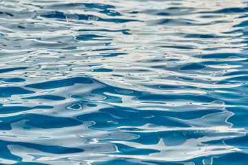 Is reflection of white sail on water, interesting texture, smooth lines of water, a sail regatta, Bright colors