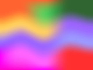 Abstract blurred gradient mesh background with colorful bright rainbow smooth banner template or pattern.