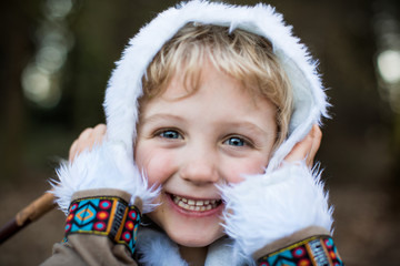 leuchtende Augen