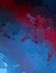 Brushed Painted Abstract Background. Brush stroked painting. Artistic vibrant and colorful wallpaper.