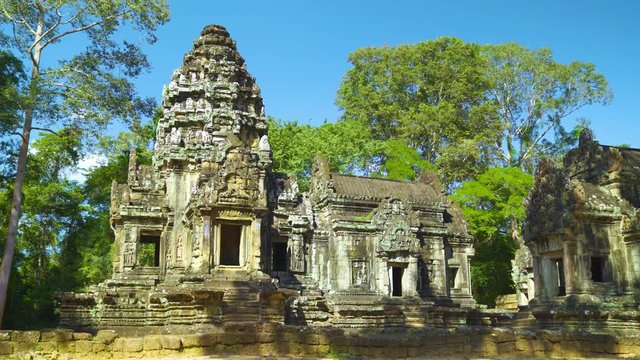 Ruins of the Ancient Thommanon Temple in Angkor Wat Complex, Siem Reap, Cambodia