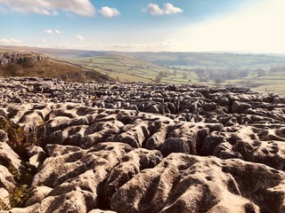 Landscape view in North-West England