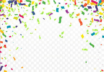 balloons colorful confetti Celebration carnival ribbons. luxury greeting rich card.