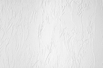 Photo of a white plastered wall. Abstract background.